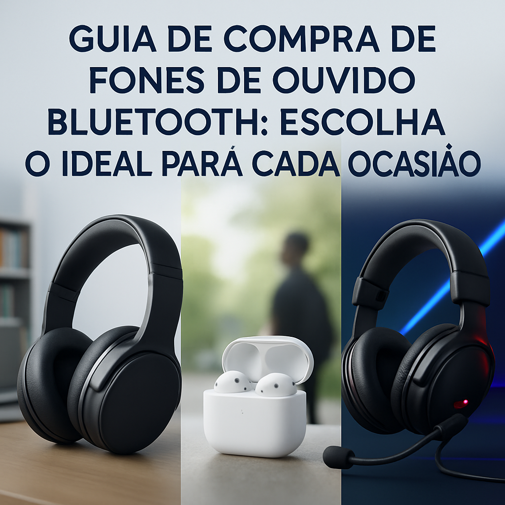 Escolha o fone de ouvido ideal para você